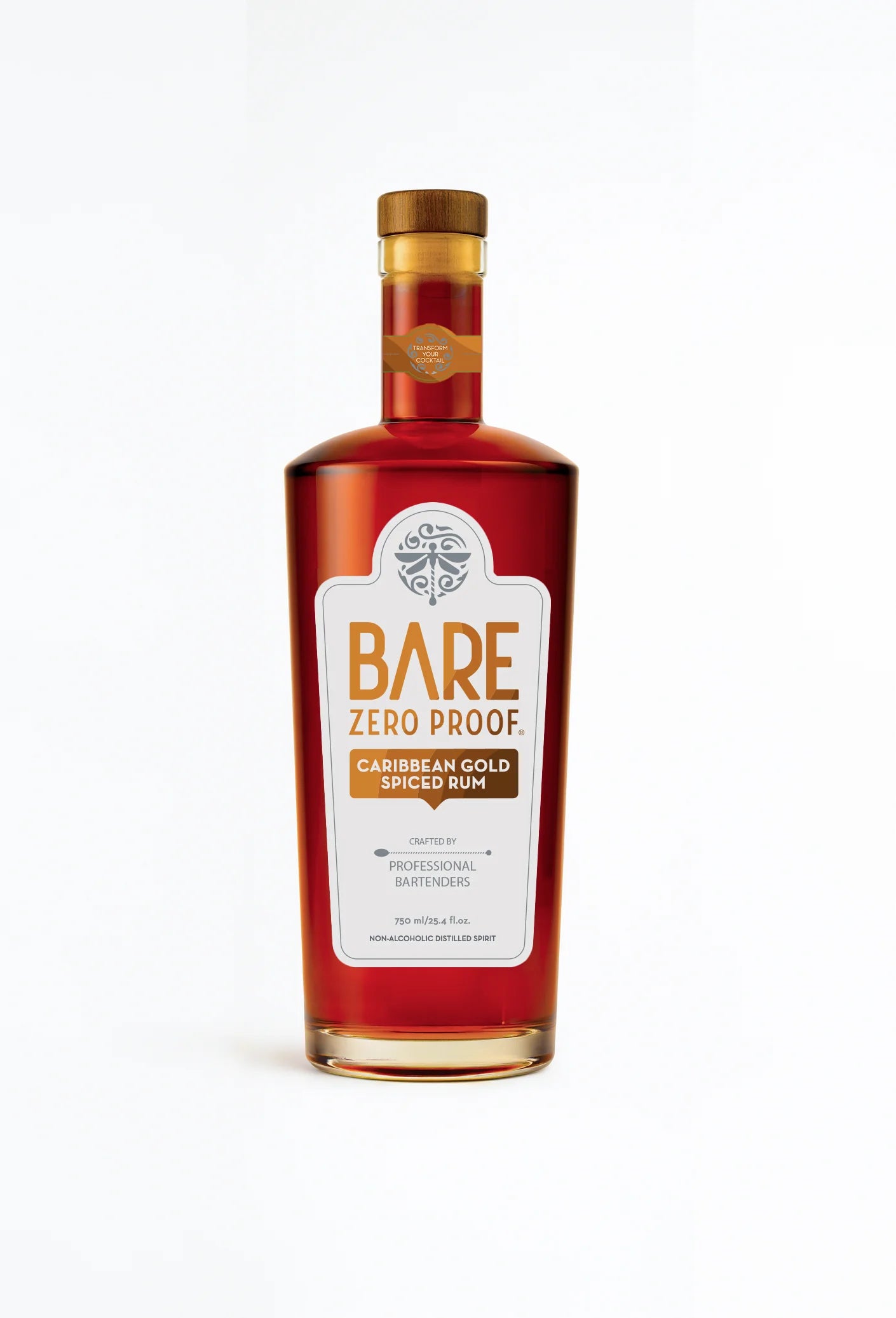Bare Zero Proof Caribbean Gold Spiced Rum